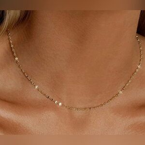 NWT Dainty Necklace, Box Chain 18K Gold Plated, AVAILABLE IN 18”+ 2” or 20”+ 2”